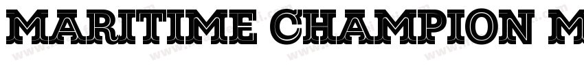 Maritime Champion Medium字体转换